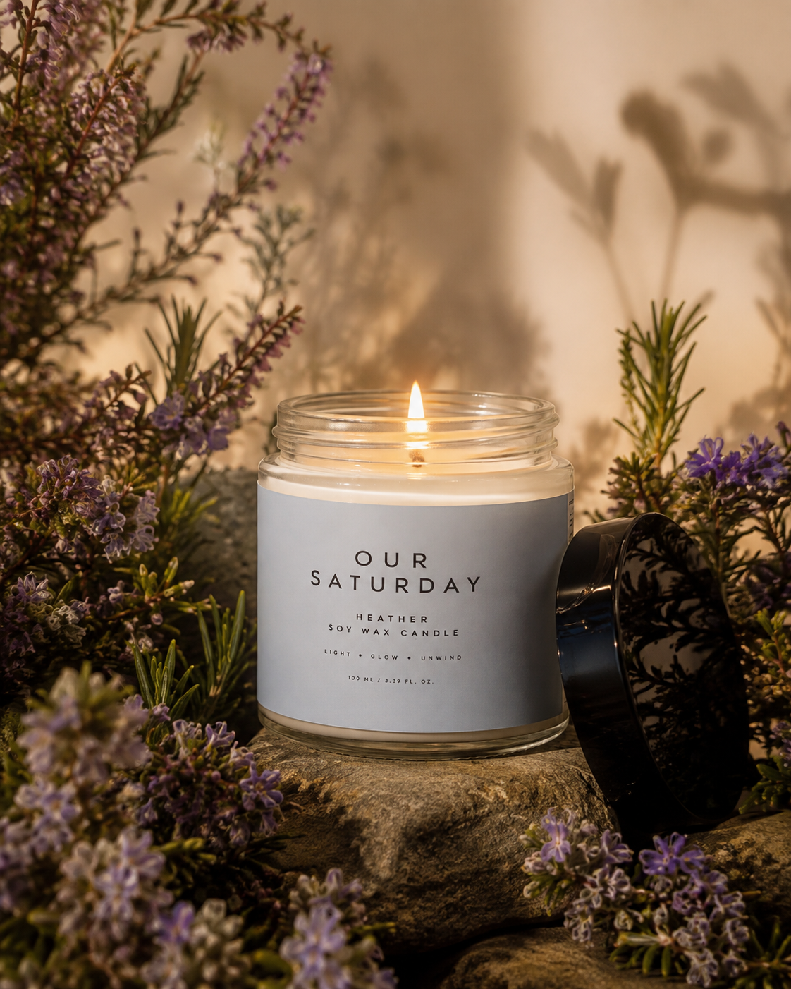 Heather Soy Wax Candle