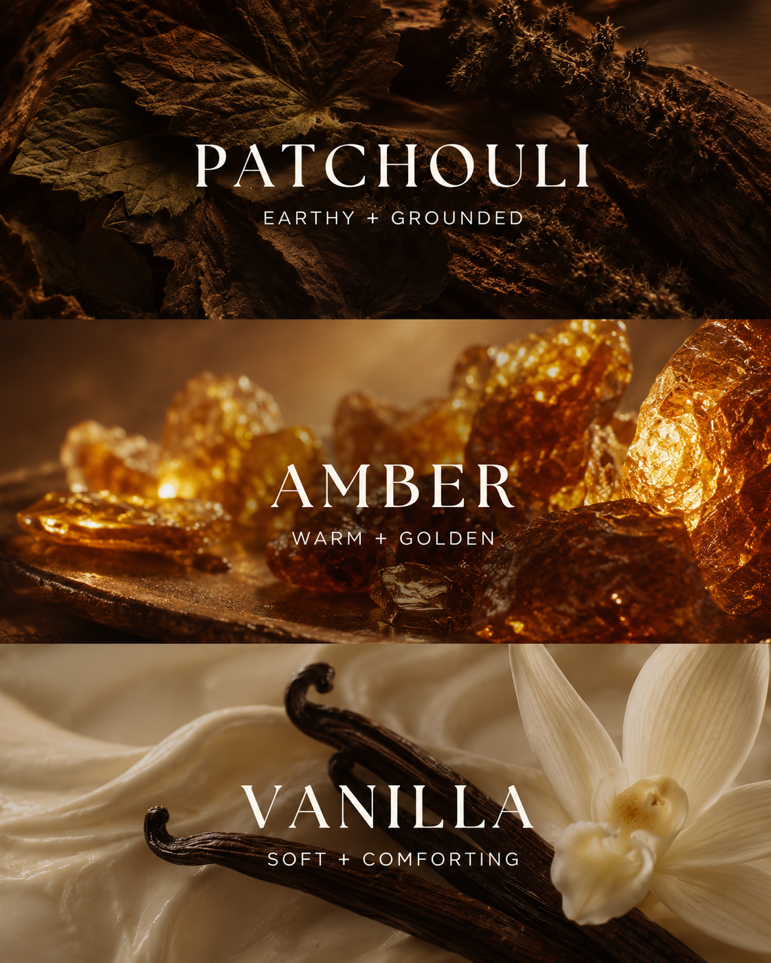 Patchouli, Amber + Vanilla Hand + Body Wash